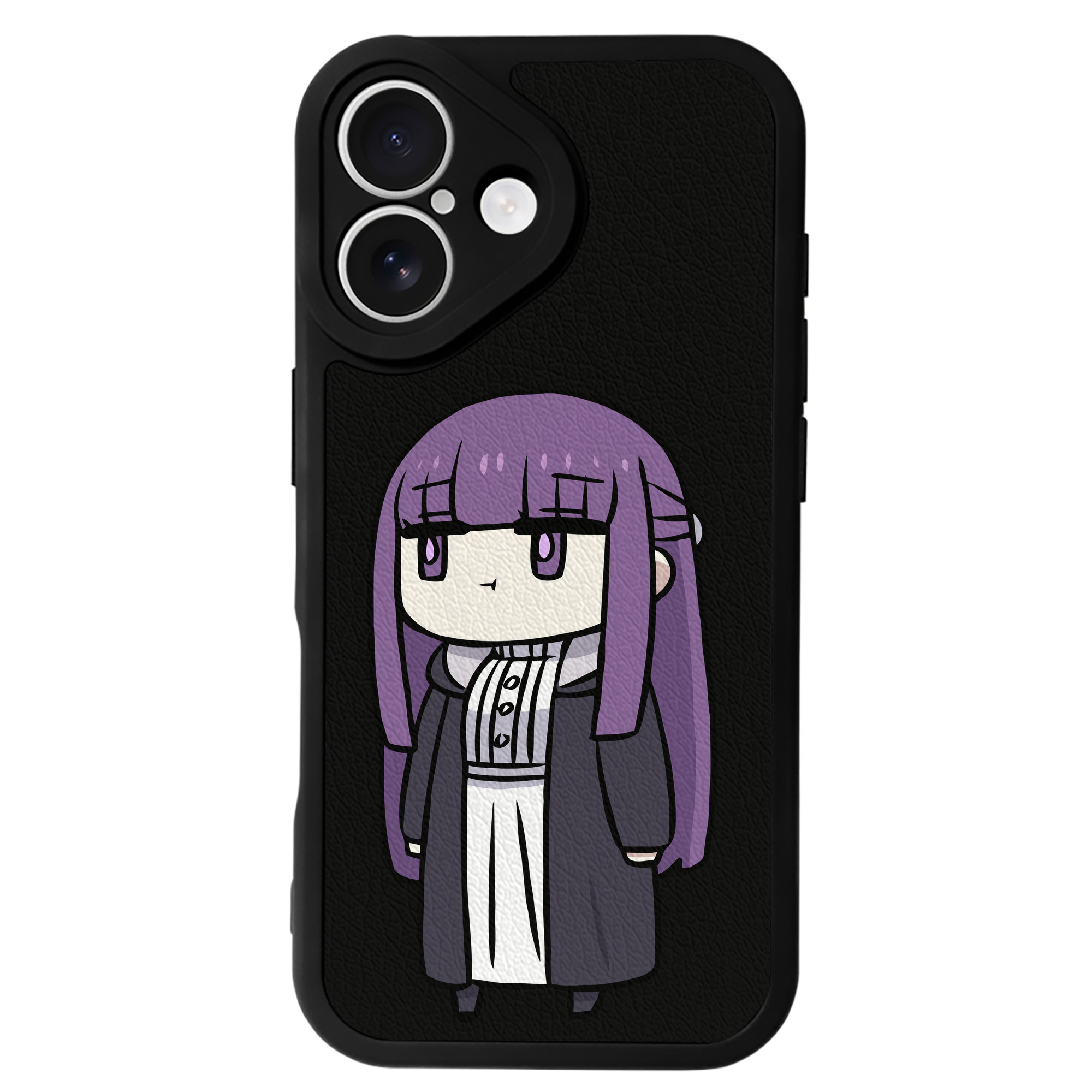 （画像用） 葬送のフリーレン Frieren 【iPhone 16シリーズ対応】シリコンスマホケース（レザー調） 材質：シリコン